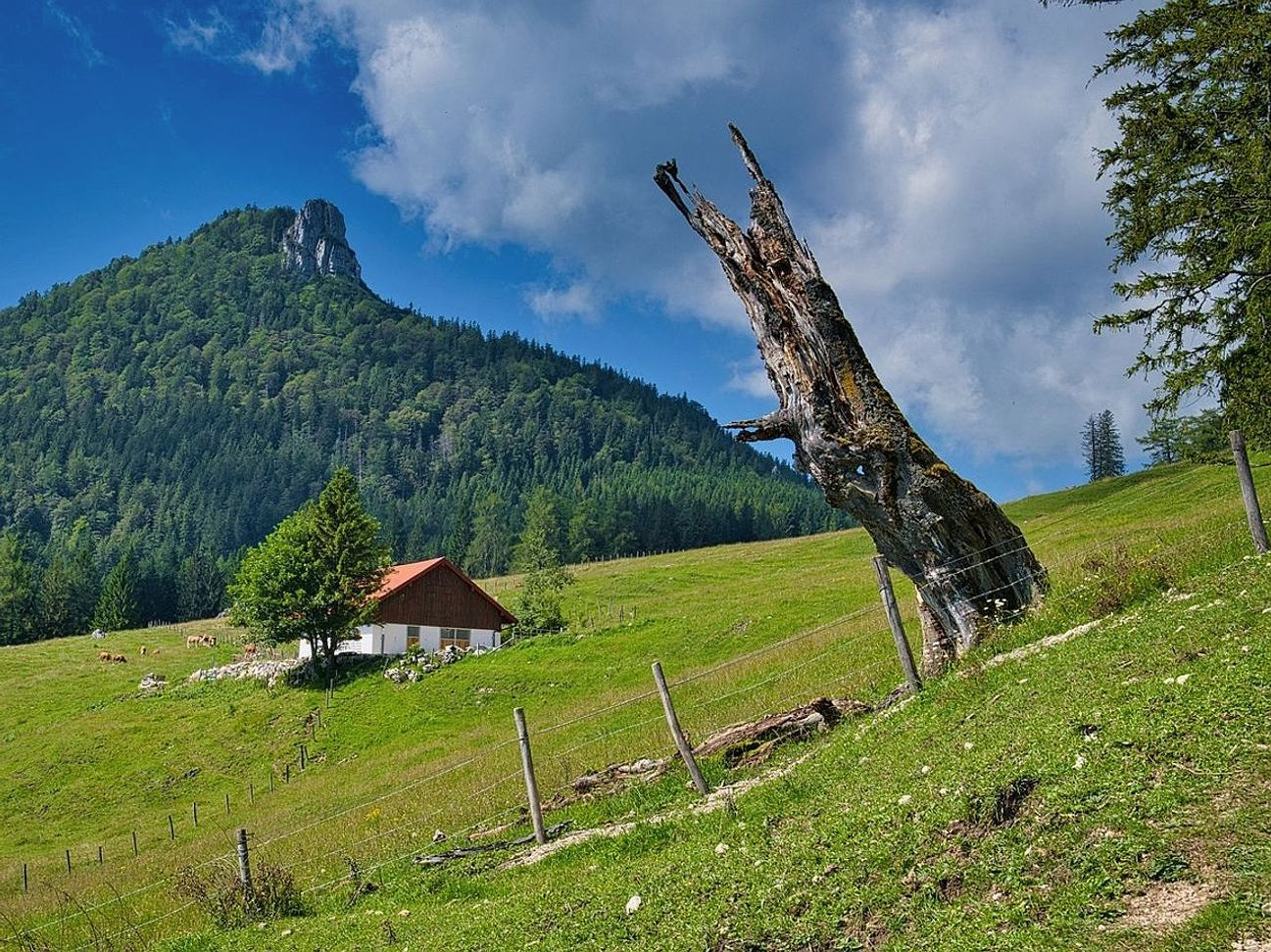 Cabana isolada com vista para o lago sob o gelo